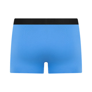 GOTS Sertifikalı Organik Pamuk Erkek Trunk Boxer İç Çamaşırı 3'lü Paket - Aquamarin Mavi