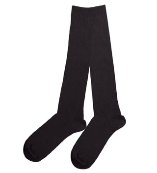 GOTS Sertifikalı Organik Pamuk Unisex Dizaltı Çorap – Siyah - 3'lü Paket