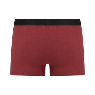 GOTS Sertifikalı Organik Pamuk Erkek Trunk Boxer İç Çamaşırı 3'lü Paket - Bordo