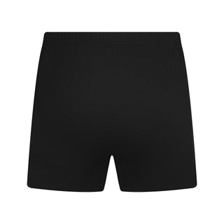 GOTS Sertifikalı Organik Pamuk Erkek Boxer Şort İç Çamaşırı - Siyah
