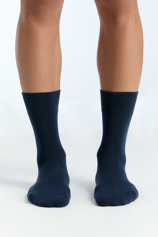 Organik Pamuk Unisex Çorap – Lacivert