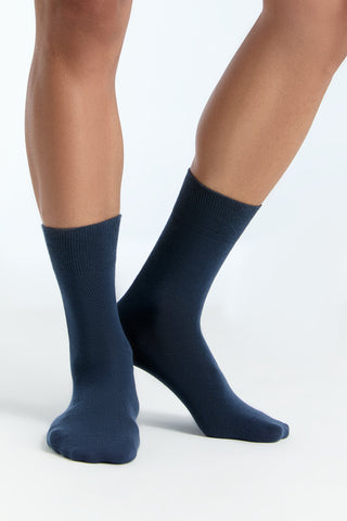 Organik Pamuk Unisex Çorap – Lacivert