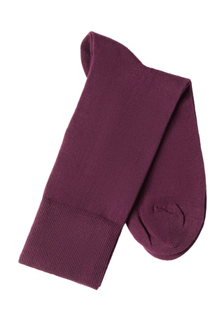 Organik Pamuk Unisex Çorap – Magenta - 6'lı Paket
