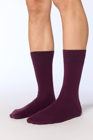 Organik Pamuk Unisex Çorap – Magenta