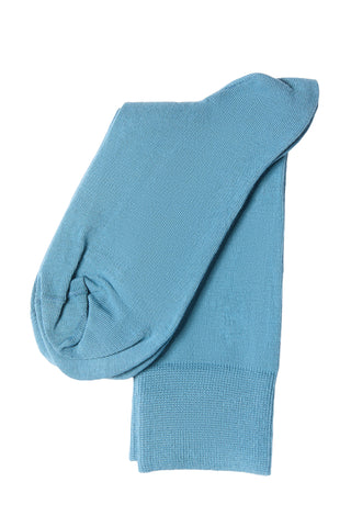 Organik Pamuk Unisex Çorap – Gök Mavisi - 6'lı Paket