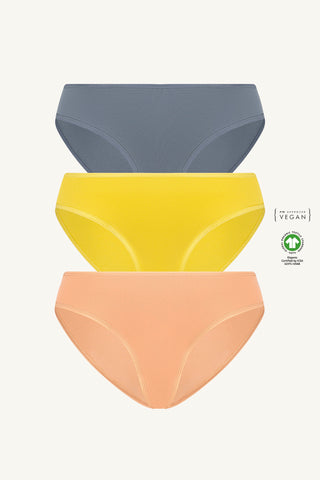 Doğal & Nötr Üçlü - GOTS Sertifikalı Organik Pamuk Kadın Külot